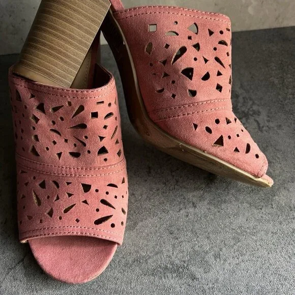 American Eagle Pink Hills Shoes Size 7 Pumps Heels - Picture 14 of 16